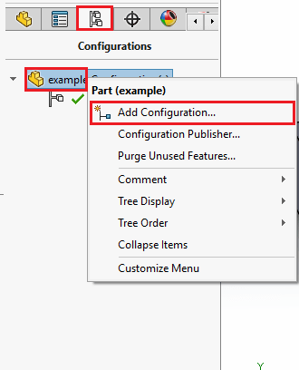 Configuration ها در سالیدورک