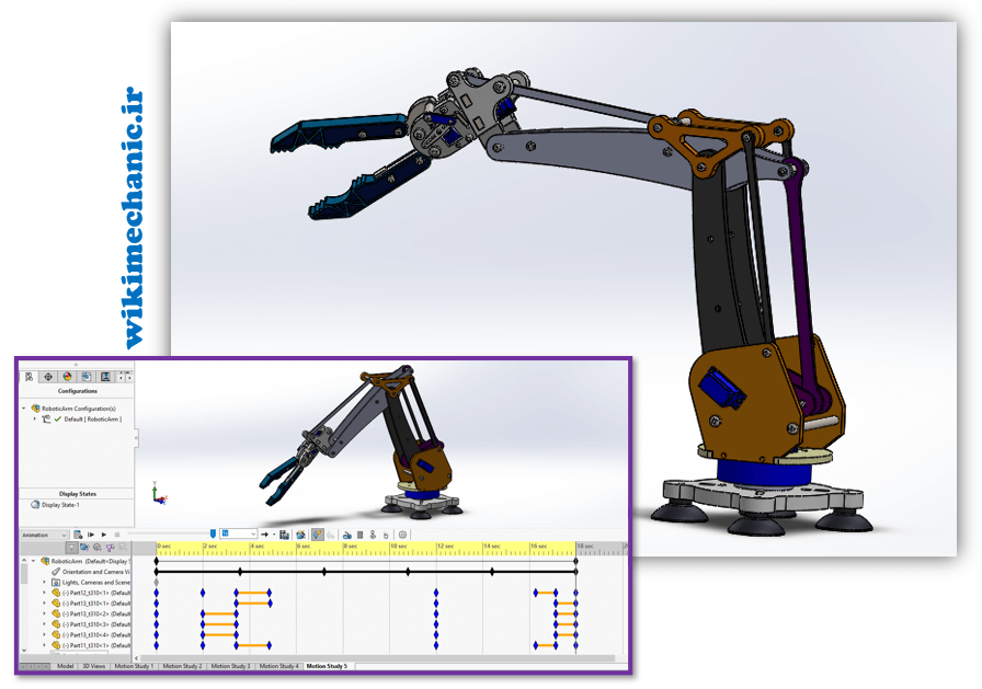 motion study2 سالیدورک ویکی مکانیک